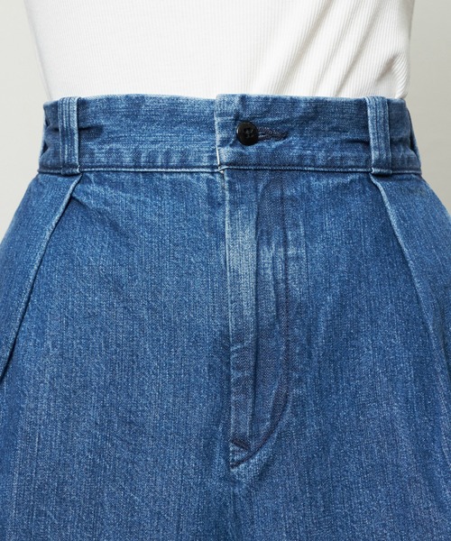 Lee(リー)の「Lee/リー コンフォート チェトパ ショートパンツ IVYルック(デニムパンツ・レディース・ブルー/ベージュ・MEDIUM/SMALL)」の8枚目の写真