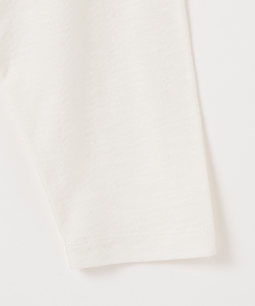 LEPSIM（レプシィム）の「スラブクルーLS　647648（Tシャツ/カットソー・レディース・ブラック/ベージュ/オフホワイト・FREE）」の8枚目の写真