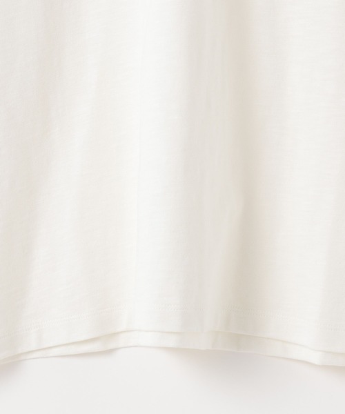 LEPSIM（レプシィム）の「スラブクルーLS　647648（Tシャツ/カットソー・レディース・ブラック/ベージュ/オフホワイト・FREE）」の9枚目の写真