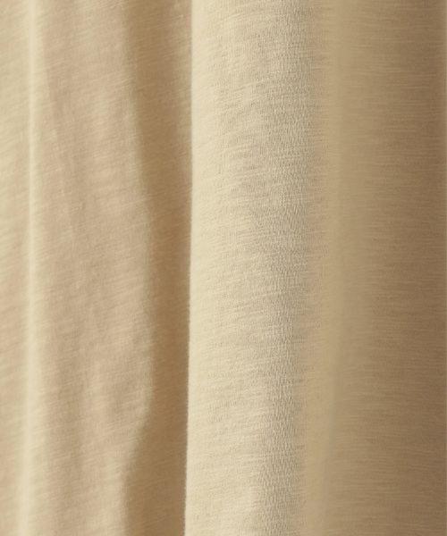 LEPSIM（レプシィム）の「スラブクルーLS　647648（Tシャツ/カットソー・レディース・ブラック/ベージュ/オフホワイト・FREE）」の13枚目の写真