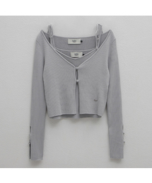 ATELIER NAIN（アトリエナイン）の「LIS KNIT TOP&CARDIGAN SET S(CD-2186)（カーディガン/ボレロ）」