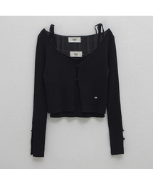 ATELIER NAIN（アトリエナイン）の「LIS KNIT TOP&CARDIGAN SET S(CD-2186)（カーディガン/ボレロ）」
