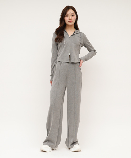 ROYAL PARTY(ロイヤルパーティー)の「カットワイドパンツ(その他パンツ・レディース・ブラック/グレー/オフホワイト・FREE)」の13枚目の写真