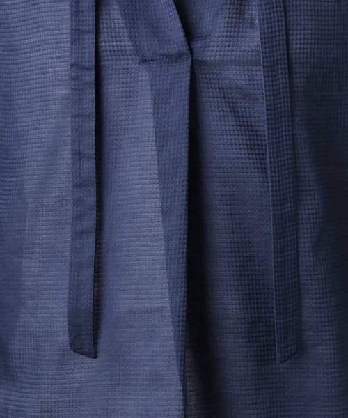 MICHEL KLEIN（ミッシェル・クラン）の「[セットアップ対応]ライトワッフル細めリボンスキッパーブラウス（シャツ/ブラウス・レディース・ネイビー・38）」の15枚目の写真