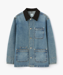 WMC（ダブリューエムシー）の「コントラストデニムチョアジャケット_BLUE（デニムジャケット）」