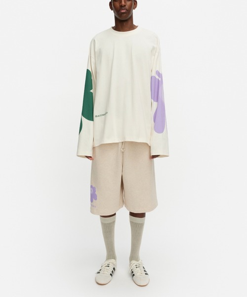 marimekko（マリメッコ）の「【kioski】 Siksak Unikko / shirt（Tシャツ/カットソー・レディース・ホワイト・MEDIUM/X-SMALL）」の5枚目の写真
