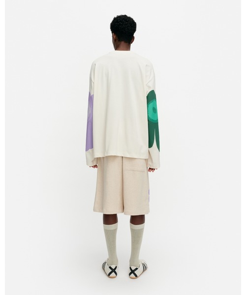 marimekko（マリメッコ）の「【kioski】 Siksak Unikko / shirt（Tシャツ/カットソー・レディース・ホワイト・MEDIUM/X-SMALL）」の7枚目の写真