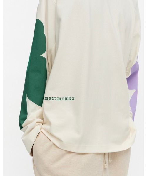 marimekko（マリメッコ）の「【kioski】 Siksak Unikko / shirt（Tシャツ/カットソー・レディース・ホワイト・MEDIUM/X-SMALL）」の8枚目の写真