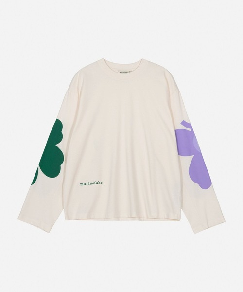 marimekko（マリメッコ）の「【kioski】 Siksak Unikko / shirt（Tシャツ/カットソー・レディース・ホワイト・MEDIUM/X-SMALL）」の9枚目の写真
