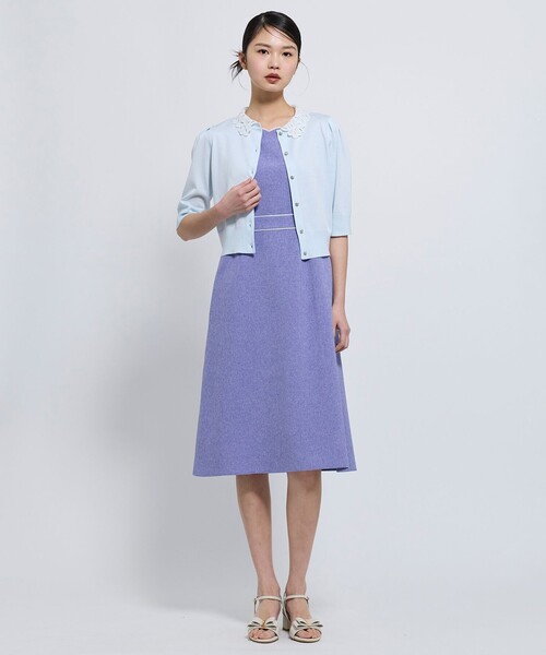 TOCCA（トッカ）の「FLORAL SILHOUETTE ドレス（ワンピース・レディース・ブルー系/グレー系・0/2/4/6）」の17枚目の写真