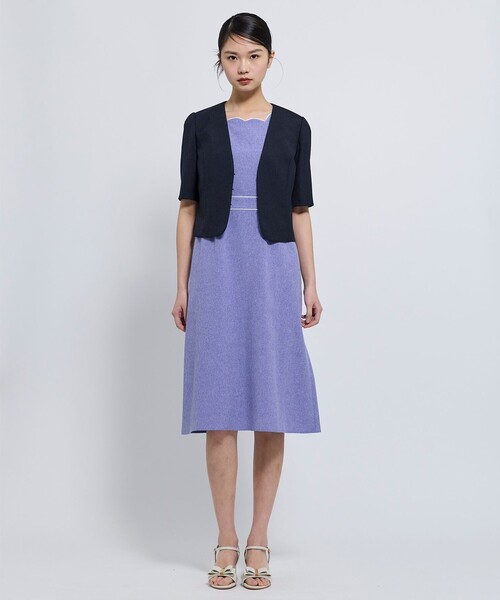 TOCCA（トッカ）の「FLORAL SILHOUETTE ドレス（ワンピース・レディース・ブルー系/グレー系・0/2/4/6）」の18枚目の写真