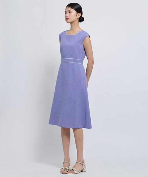 TOCCA（トッカ）の「FLORAL SILHOUETTE ドレス（ワンピース・レディース・ブルー系/グレー系・0/2/4/6）」の21枚目の写真