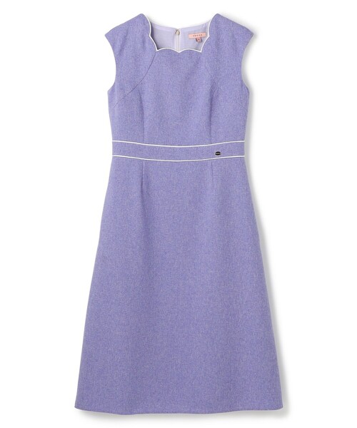 TOCCA（トッカ）の「FLORAL SILHOUETTE ドレス（ワンピース・レディース・ブルー系/グレー系・0/2/4/6）」の4枚目の写真