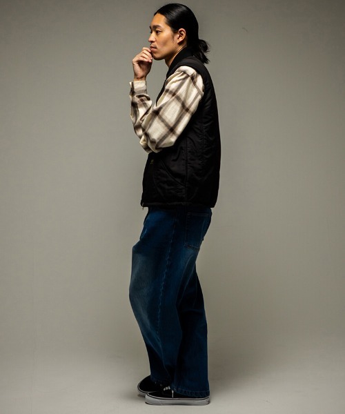 430（フォーサーティ）の「mp14907- DLS-S SLVG DENIM H-WASH デニムパンツ(26-089)（デニムパンツ・メンズ・ブラック/インディゴブルー・34/32/30/28）」の8枚目の写真