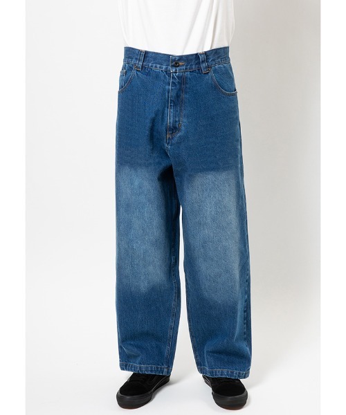 430（フォーサーティ）の「mp14907- DLS-S SLVG DENIM H-WASH デニムパンツ(26-089)（デニムパンツ・メンズ・ブラック/インディゴブルー・34/32/30/28）」の9枚目の写真