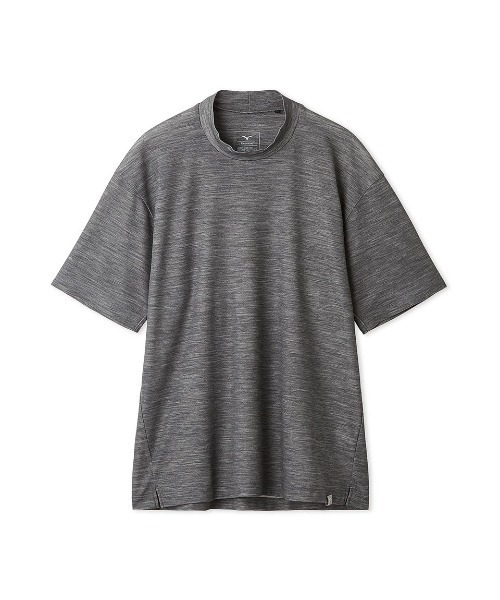 MIZUNO(ミズノ )の「【Mizuno | AOURE】DYNAMOTION FIT MOCK NECK TEE SS(Tシャツ/カットソー・メンズ・ブラック/グレー・SMALL/MEDIUM/LARGE/X-LARGE)」の16枚目の写真
