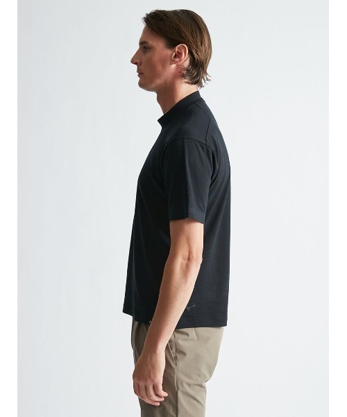 MIZUNO(ミズノ )の「【Mizuno | AOURE】DYNAMOTION FIT MOCK NECK TEE SS(Tシャツ/カットソー・メンズ・ブラック/グレー・SMALL/MEDIUM/LARGE/X-LARGE)」の18枚目の写真