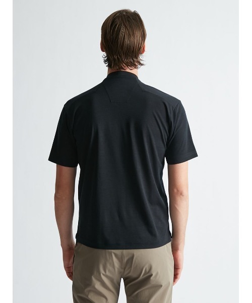 MIZUNO(ミズノ )の「【Mizuno | AOURE】DYNAMOTION FIT MOCK NECK TEE SS(Tシャツ/カットソー・メンズ・ブラック/グレー・SMALL/MEDIUM/LARGE/X-LARGE)」の19枚目の写真