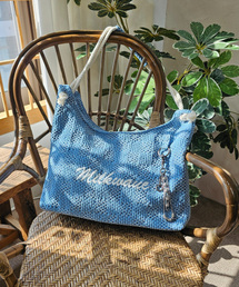 MILK WAVE（ミルクウェーブ）の「デニムウェイビージョニショルダーバッグ[ライトブルー]（ショルダーバッグ）」