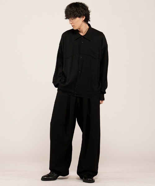 NO ID.（ノーアイディ）の「ms6484- ﾄﾞﾗｲｸﾛｽｵｰﾊﾞｰSH シャツ(858006-449S)（シャツ/ブラウス・メンズ・ミックスグレー/ホワイト/ブラック・ONE SIZE）」の15枚目の写真