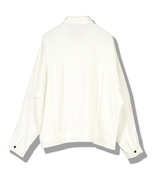 NO ID.（ノーアイディ）の「ms6484- ﾄﾞﾗｲｸﾛｽｵｰﾊﾞｰSH シャツ(858006-449S)（シャツ/ブラウス・メンズ・ミックスグレー/ホワイト/ブラック・ONE SIZE）」の17枚目の写真