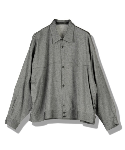 NO ID.（ノーアイディ）の「ms6484- ﾄﾞﾗｲｸﾛｽｵｰﾊﾞｰSH シャツ(858006-449S)（シャツ/ブラウス・メンズ・ミックスグレー/ホワイト/ブラック・ONE SIZE）」の20枚目の写真