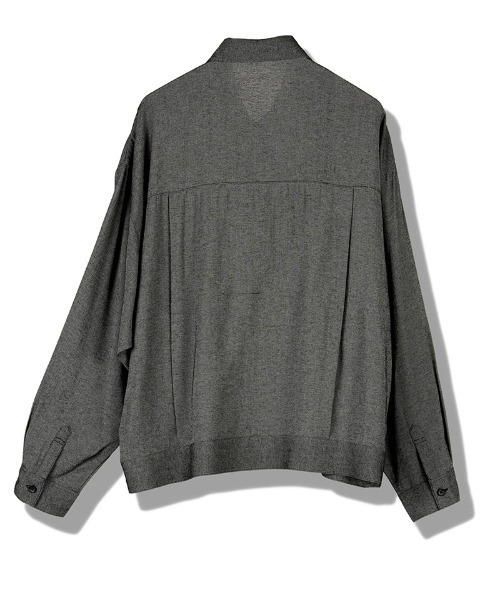 NO ID.（ノーアイディ）の「ms6484- ﾄﾞﾗｲｸﾛｽｵｰﾊﾞｰSH シャツ(858006-449S)（シャツ/ブラウス・メンズ・ミックスグレー/ホワイト/ブラック・ONE SIZE）」の21枚目の写真