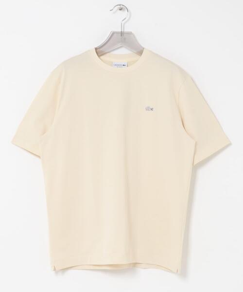 LACOSTE(ラコステ)の「LACOSTE アウトラインクロッククルーネックTシャツ(Tシャツ/カットソー・メンズ・ブルー/ブラック/ピンク系その他/ホワイト/ベージュ・6/5/4)」の3枚目の写真