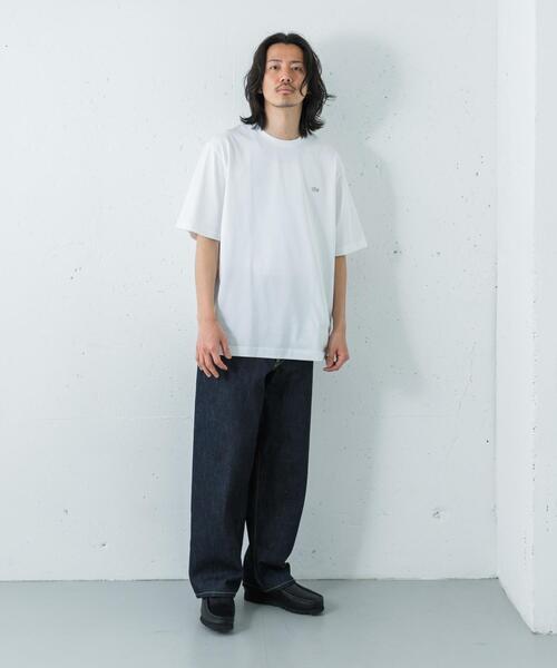 LACOSTE(ラコステ)の「LACOSTE アウトラインクロッククルーネックTシャツ(Tシャツ/カットソー・メンズ・ブルー/ブラック/ピンク系その他/ホワイト/ベージュ・6/5/4)」の7枚目の写真