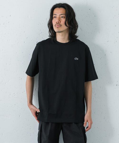 LACOSTE(ラコステ)の「LACOSTE アウトラインクロッククルーネックTシャツ(Tシャツ/カットソー・メンズ・ブルー/ブラック/ピンク系その他/ホワイト/ベージュ・6/5/4)」の10枚目の写真
