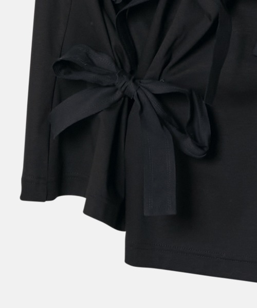 LE CIEL BLEU（ルシェルブルー）の「タンクwボウズ / Tank w/Bows（Tシャツ/カットソー・レディース・ブルー/オフホワイト/ブラック・36）」の18枚目の写真