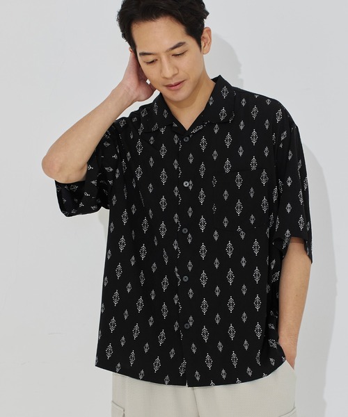 coca(coca)(コカ)の「アソート柄開襟半袖シャツ(シャツ/ブラウス・メンズ・C/D/A/B・L/M/XL)」の19枚目の写真