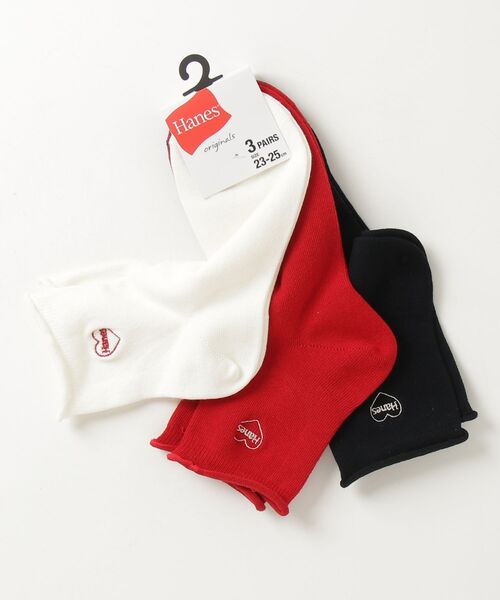 HANES(ヘインズ)の「【Hanes/ヘインズ】レディース 【3足組】Hanes originals スニーカーインソックス(ソックス/靴下・レディース・その他1/その他・SMALL)」の5枚目の写真