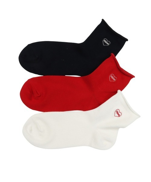 HANES(ヘインズ)の「【Hanes/ヘインズ】レディース 【3足組】Hanes originals スニーカーインソックス(ソックス/靴下・レディース・その他1/その他・SMALL)」の2枚目の写真