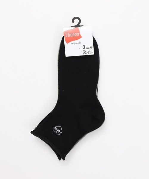 HANES(ヘインズ)の「【Hanes/ヘインズ】レディース 【3足組】Hanes originals スニーカーインソックス(ソックス/靴下・レディース・その他1/その他・SMALL)」の12枚目の写真