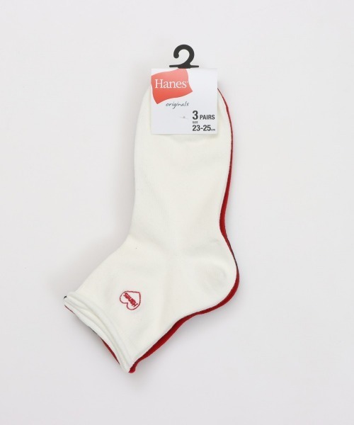 HANES(ヘインズ)の「【Hanes/ヘインズ】レディース 【3足組】Hanes originals スニーカーインソックス(ソックス/靴下・レディース・その他1/その他・SMALL)」の8枚目の写真