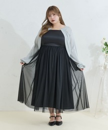 Louiosy（ルオシー）の「【Louiosy】【大きいサイズ】チュールフレアキャミワンピース（ワンピース）」