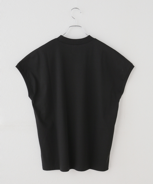 IENA(イエナ)の「GGG/ジージージー Crew Neck French Sleeve T Tシャツ 02-01-1873(Tシャツ/カットソー・レディース・ホワイト/ブラック・FREE)」の10枚目の写真