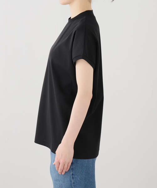 IENA(イエナ)の「GGG/ジージージー Crew Neck French Sleeve T Tシャツ 02-01-1873(Tシャツ/カットソー・レディース・ホワイト/ブラック・FREE)」の12枚目の写真