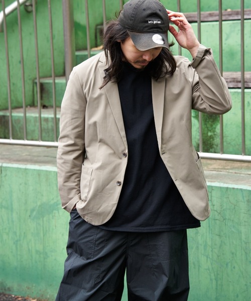 NO NEED(ノーニード)の「ワークソッカンジャケット(テーラードジャケット・メンズ・ブラック/ベージュ/ネイビー・LL)」の15枚目の写真