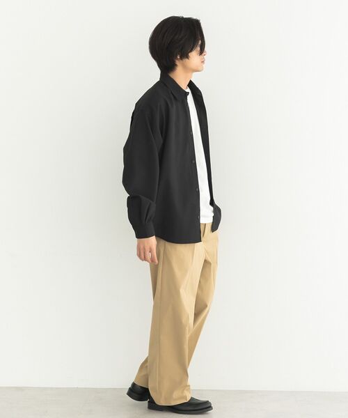 CRAFT STANDARD BOUTIQUE(クラフトスタンダードブティック)の「ワンタックチノスラックス(その他パンツ・メンズ・チャコールグレー/ブラック/ベージュ・L/M)」の10枚目の写真