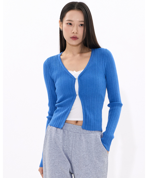 MOAA(モア)の「Form Hook Cardigan (BLACK)(カーディガン/ボレロ・レディース・その他・FREE)」の3枚目の写真