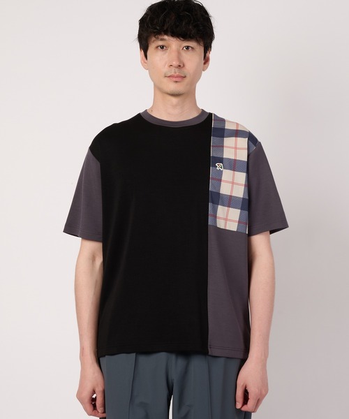 Arnold Palmer(アーノルドパーマー)の「エアーポンチ カラーブロッキング Tシャツ(Tシャツ/カットソー・メンズ・ブルー/ホワイト/ブラック・LL/L/M)」の8枚目の写真
