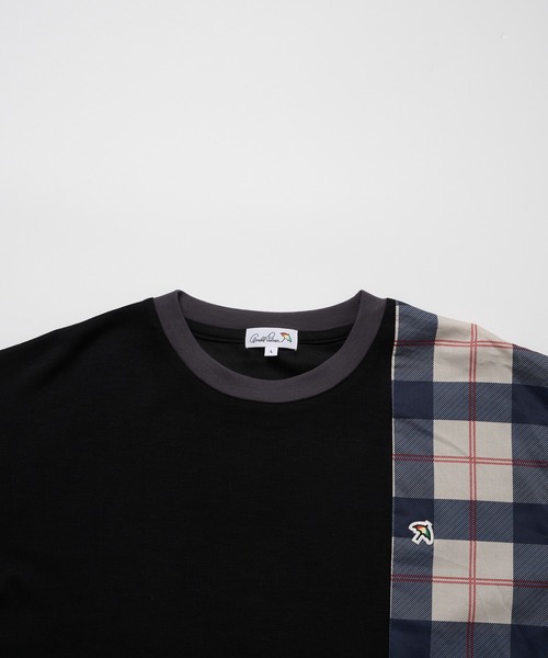 Arnold Palmer(アーノルドパーマー)の「エアーポンチ カラーブロッキング Tシャツ(Tシャツ/カットソー・メンズ・ブルー/ホワイト/ブラック・LL/L/M)」の11枚目の写真