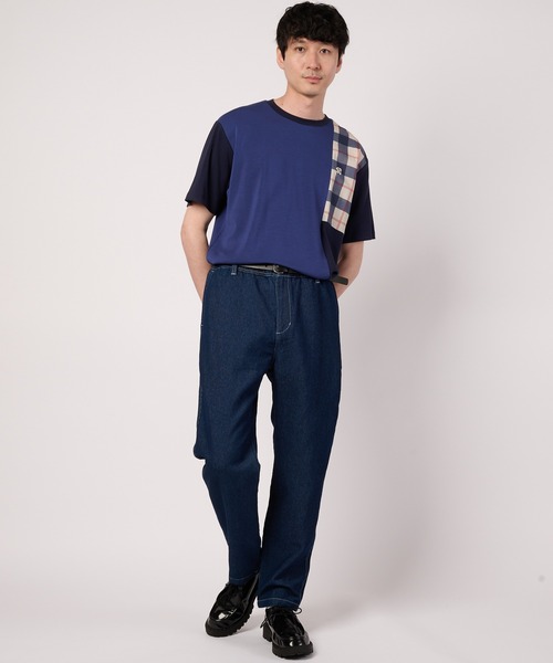 Arnold Palmer(アーノルドパーマー)の「エアーポンチ カラーブロッキング Tシャツ(Tシャツ/カットソー・メンズ・ブルー/ホワイト/ブラック・LL/L/M)」の7枚目の写真