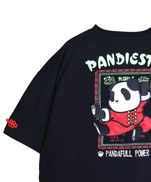 PANDIESTA（パンディエスタ）の「カンフーパンダTシャツ(M2)（Tシャツ/カットソー・メンズ・ブラック/ホワイト・XL/L/M）」の7枚目の写真