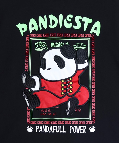PANDIESTA（パンディエスタ）の「カンフーパンダTシャツ(M2)（Tシャツ/カットソー・メンズ・ブラック/ホワイト・XL/L/M）」の8枚目の写真