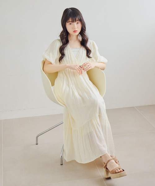 Heather(ヘザー)の「ミニマル厚底ヒールサンダル 668496(サンダル・レディース・ベージュ/ブラック/アイボリー・M/L)」の11枚目の写真