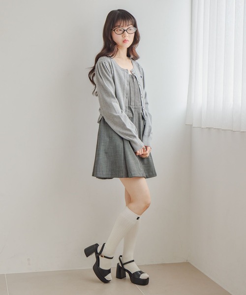 Heather(ヘザー)の「ミニマル厚底ヒールサンダル 668496(サンダル・レディース・ベージュ/ブラック/アイボリー・M/L)」の15枚目の写真