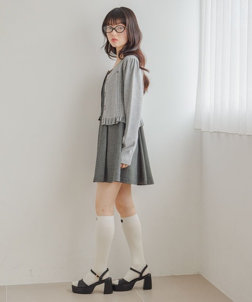 Heather(ヘザー)の「ミニマル厚底ヒールサンダル 668496(サンダル・レディース・ベージュ/ブラック/アイボリー・M/L)」の16枚目の写真